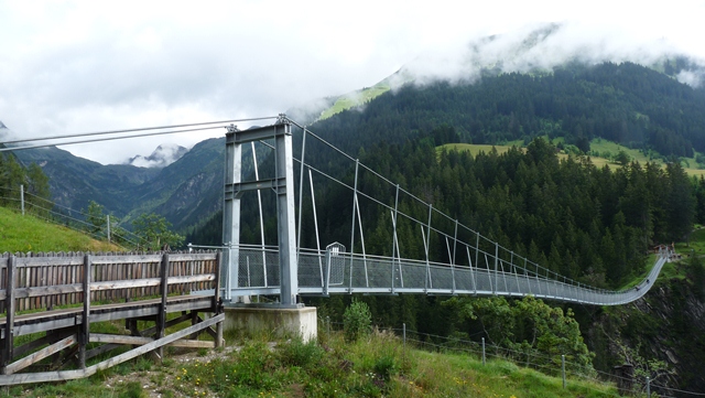 Hängebrücke in Holzgau